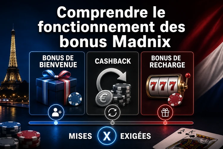 Comprendre le fonctionnement des bonus Madnix