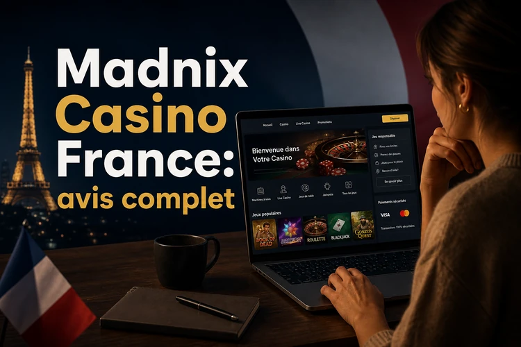 Madnix Casino France: avis complet sur le casino en ligne