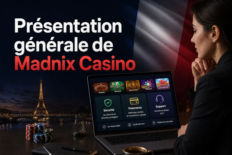 Présentation générale de Madnix Casino